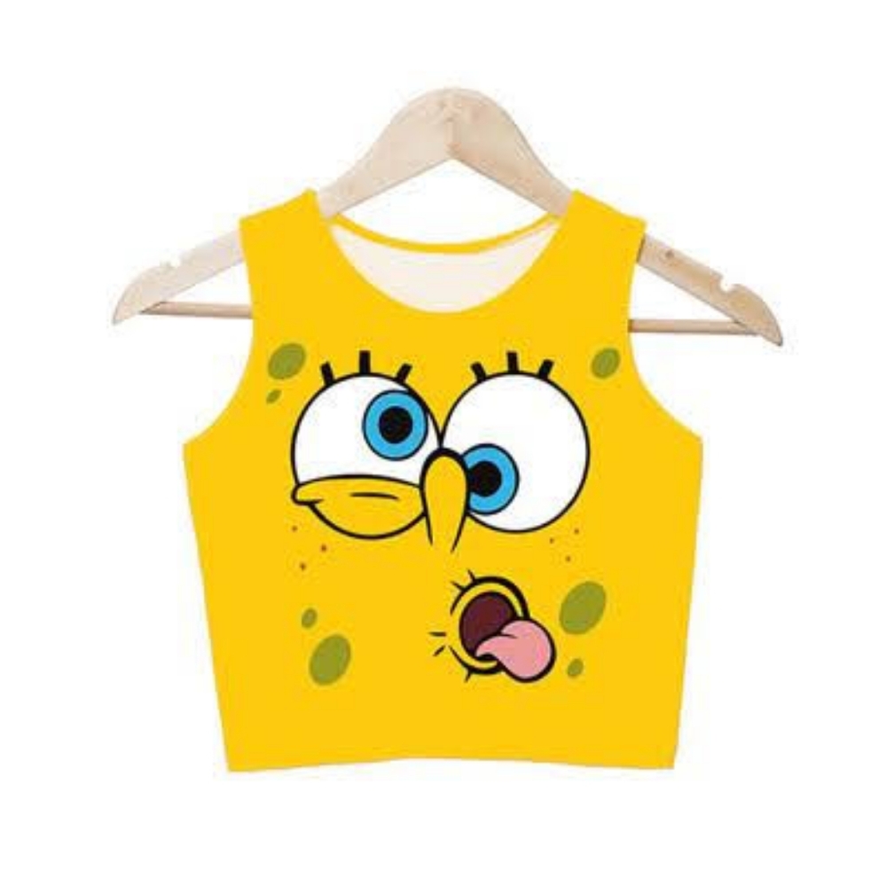 Women's fashion punk lolita style crop top